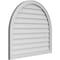 Ekena Millwork Round Top Surface Mount PVC Gable Vent w/ 2"W x 1-1/2"P Brickmould Frame, 36"W x 32"H GVPRT36X3202SN - alternate 5